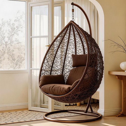 Rattan swing egg - rattan,