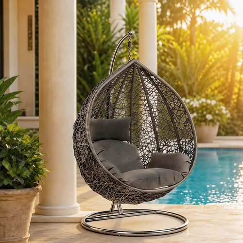 Rattan swing egg - swing, outdoor