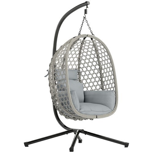 Outsunny hanging egg chair - hanging,