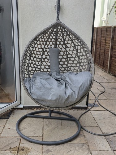 Egg chair swing - chair, rattan