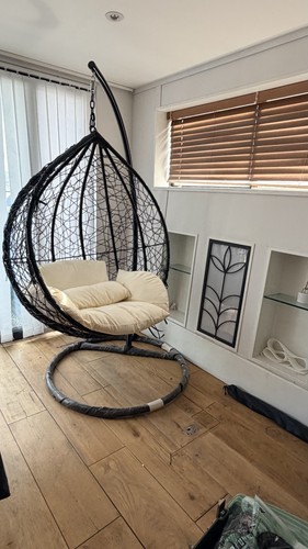 Hanging egg chair with stand - egg,