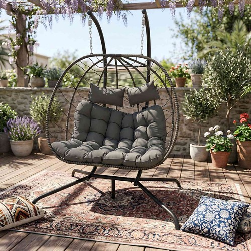 Hanging egg chair - hanging,