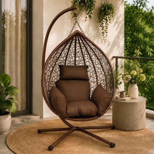 Rattan swing egg chair - swing,