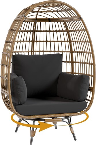 360 rattan egg - 360°, swing