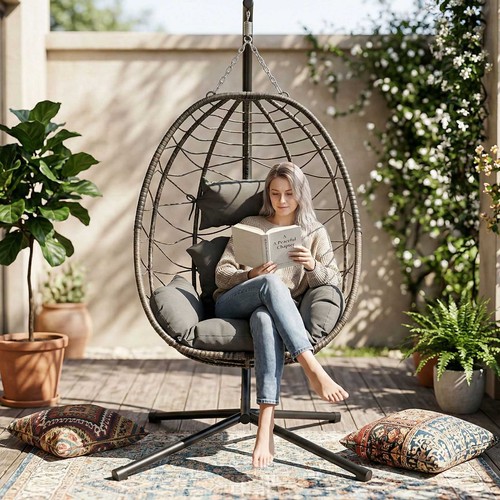 Hanging egg chair - egg, with