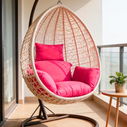 Egg shaped hanging chair - hanging,
