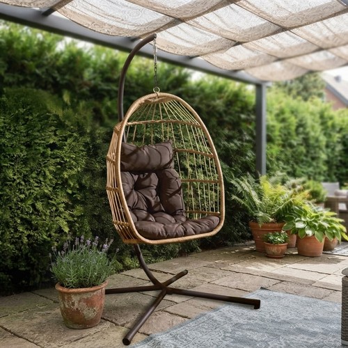 Hanging egg chair rattan swing - egg,